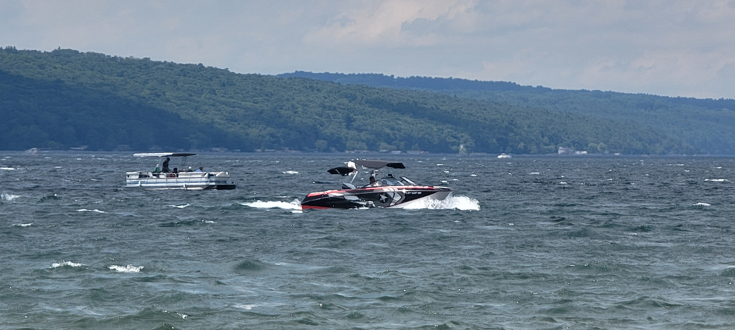 Boating Seneca Lake Boating Seneca Lake can be exhilarating or relaxing.