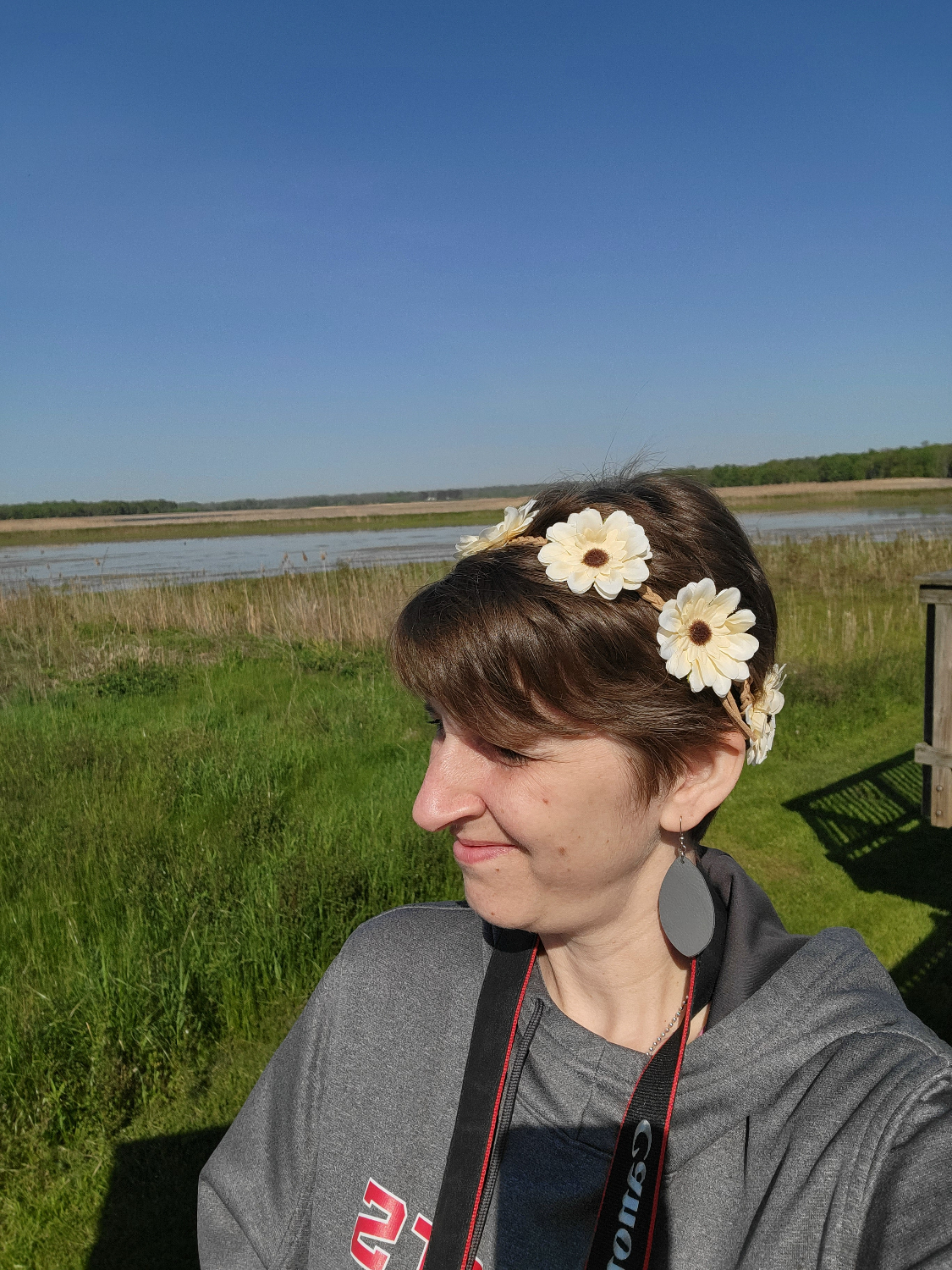 Gabrielle Wheeler at Montezuma NWR Gabrielle Wheeler at Montezuma NWR