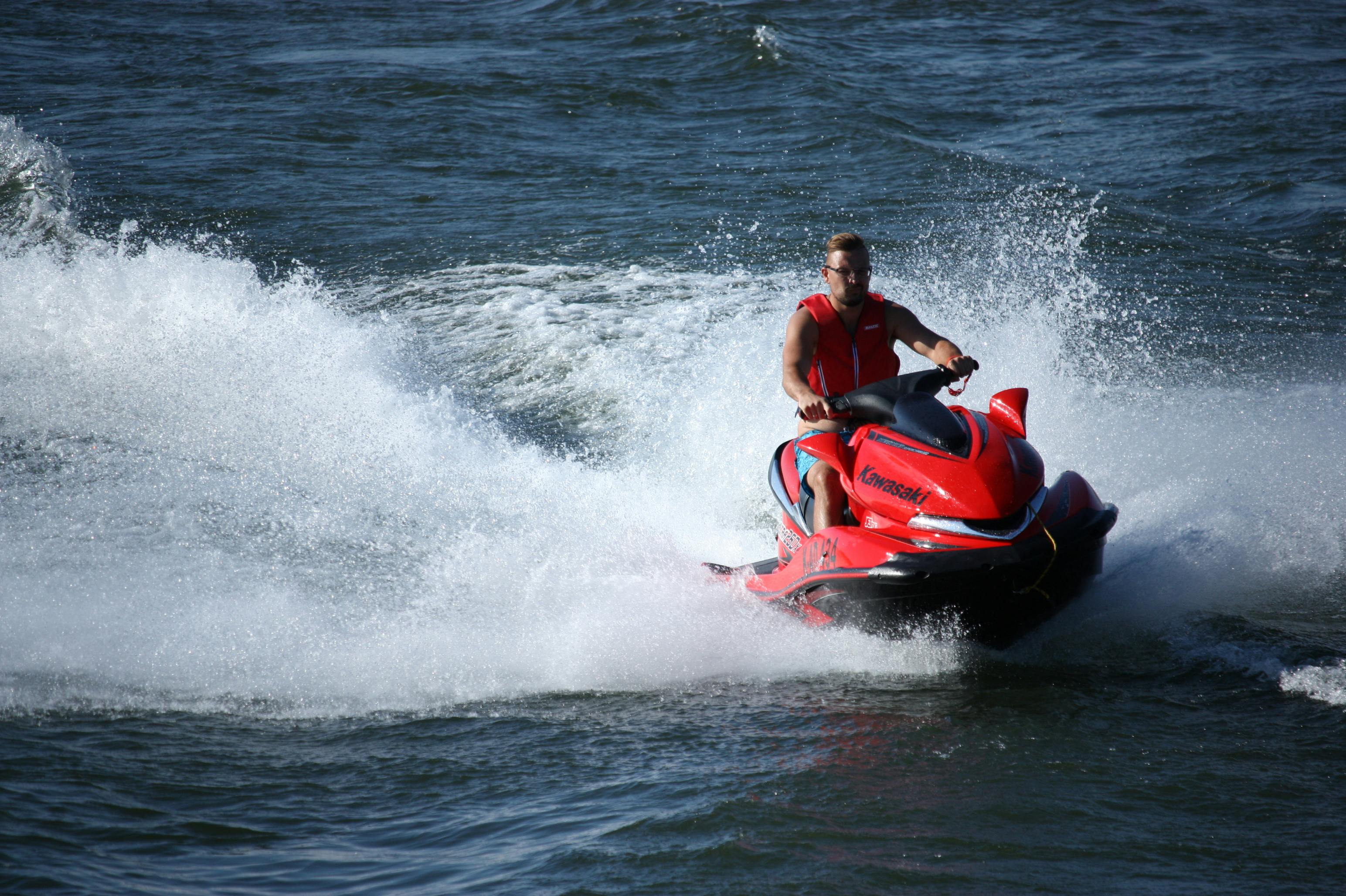Jet ski on Seneca Lake Rent a boat, kayak, or jet ski to enjoy the day on Seneca Lake.