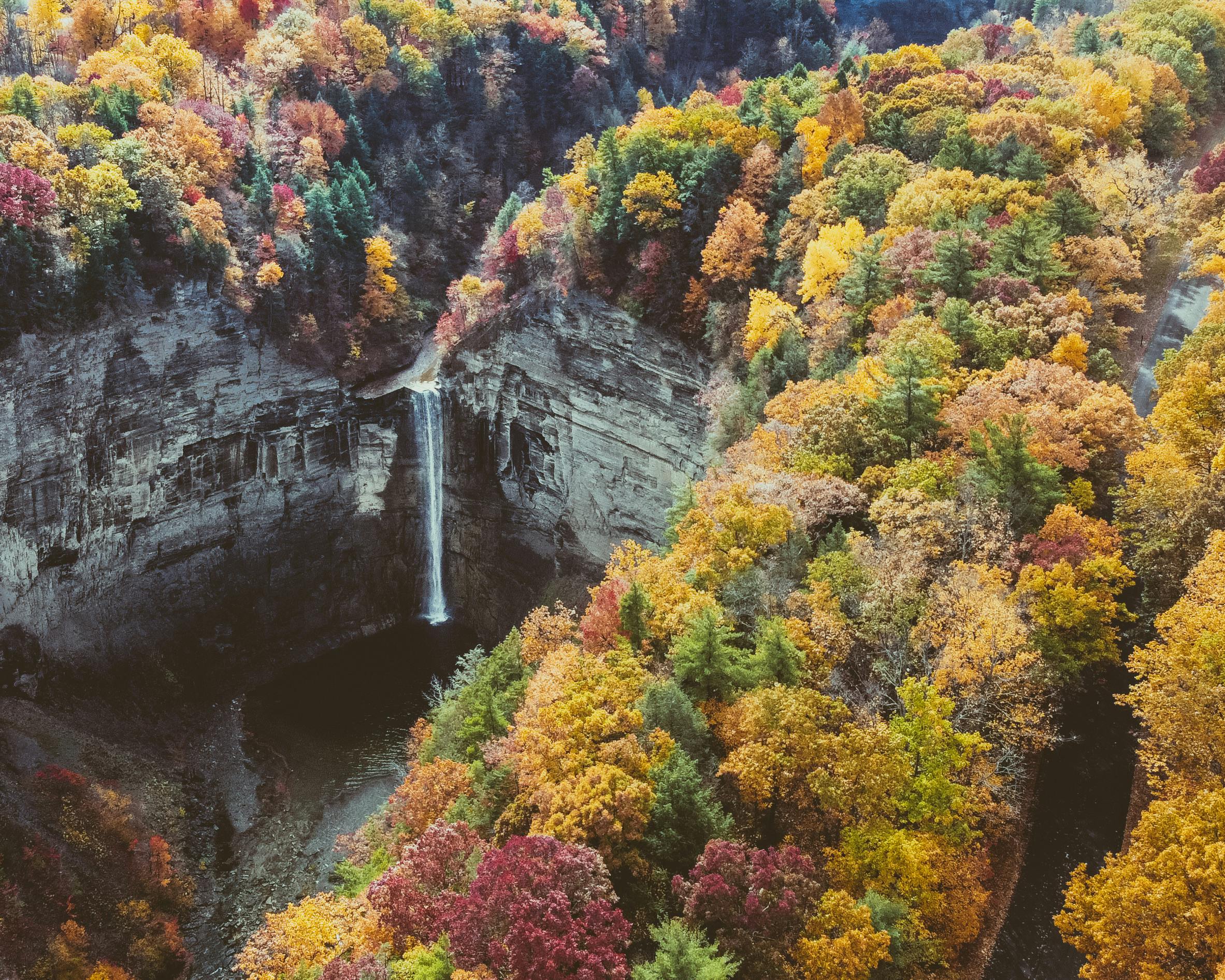 Hike Taughannock Falls You can hike the tallest waterfall east of the Mississippi on Cayuga Lake, Taughannock Falls.