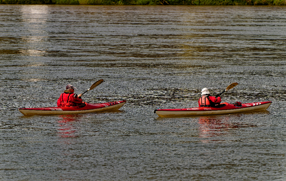 Honeoye Inlet is a great place for anyone to paddle. couple kayaking