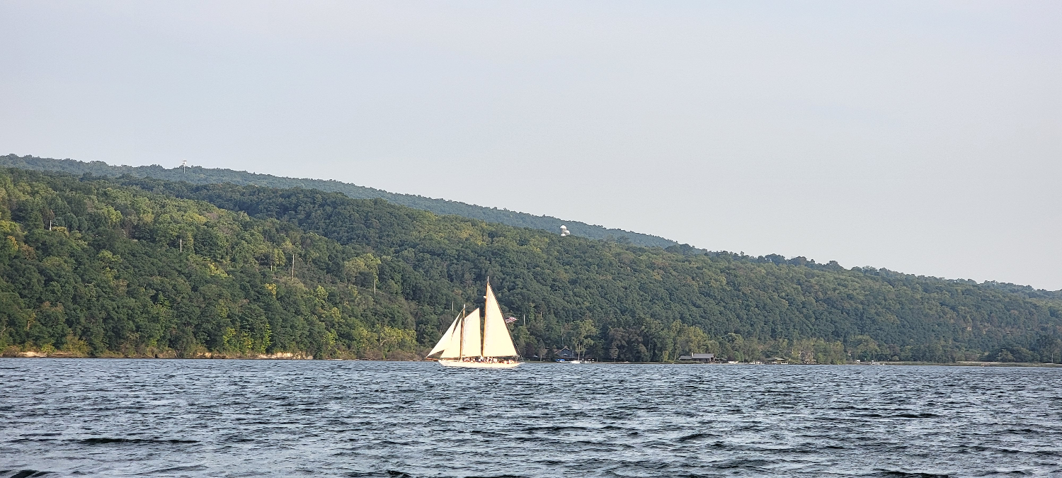 The Schooner True Love is a famous sailboat that you can tour Seneca Lake on. The Schooner True Love is a famous sailboat that you can tour Seneca Lake on.